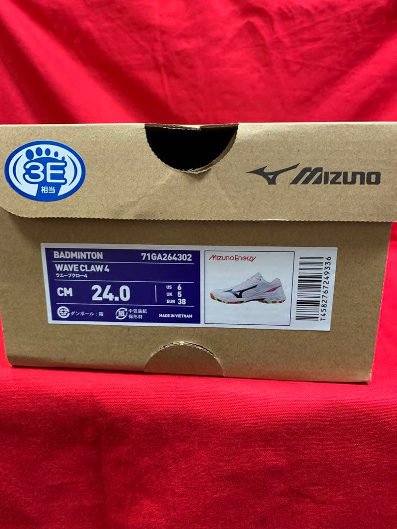 71GA264302 24.0cm バドミントン ミズノ シューズ