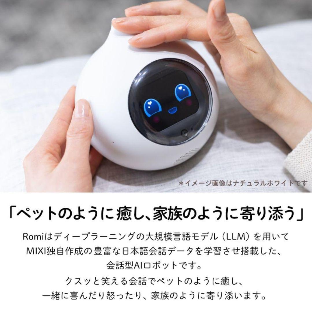 会話AIロボットRomi ロミィ（Lacatan）新モデル スカイブルー
