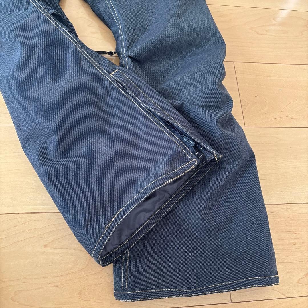 【美品】スノボ デニムパンツ　ユニセックスS