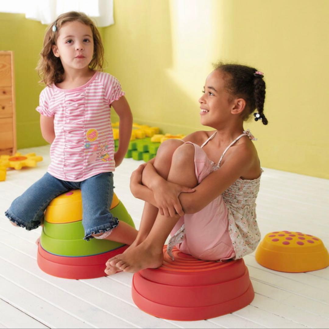 ‼️お値下げ‼️体操　レインボーバランスストーン　収納袋付き　weplay 正規品