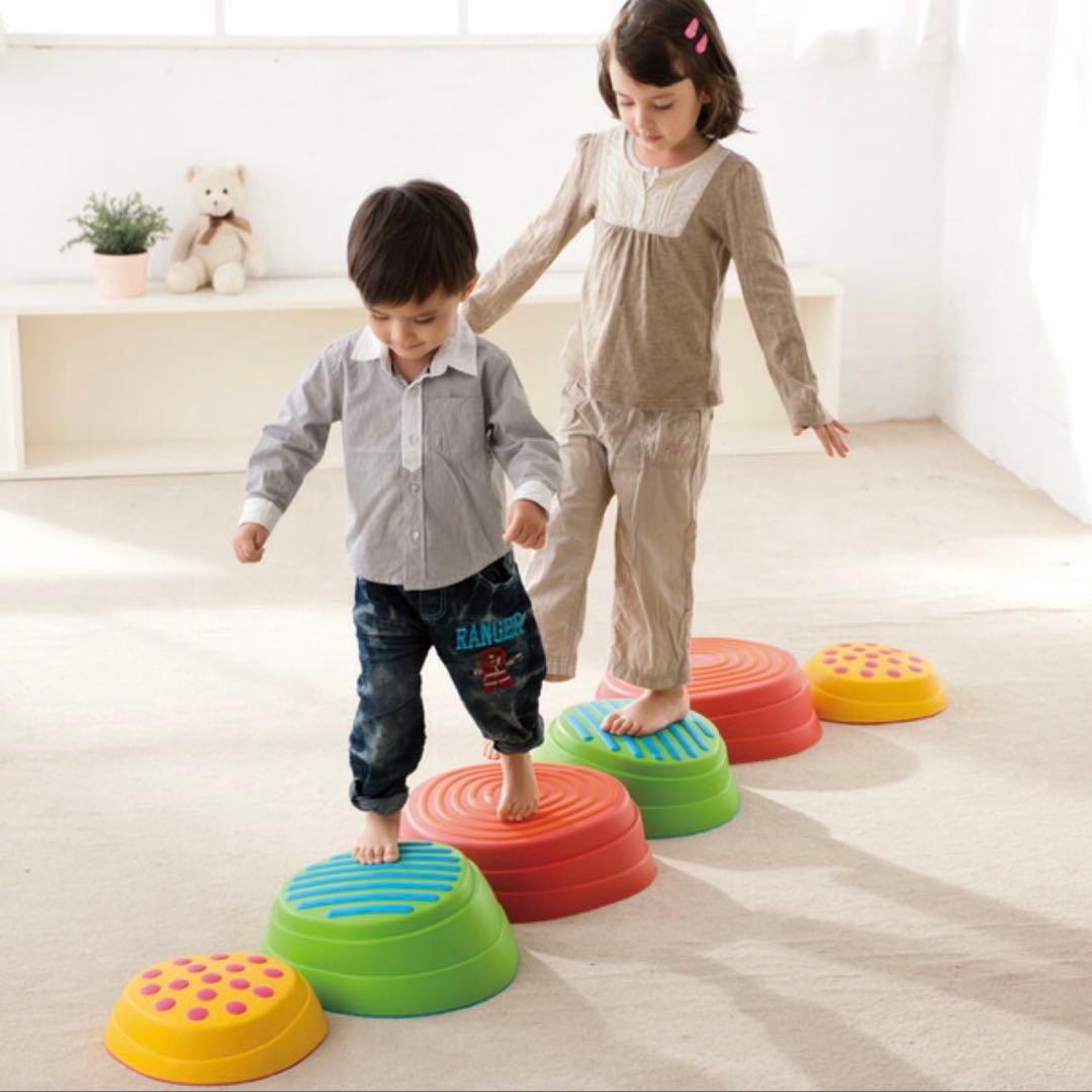 ‼️お値下げ‼️体操　レインボーバランスストーン　収納袋付き　weplay 正規品