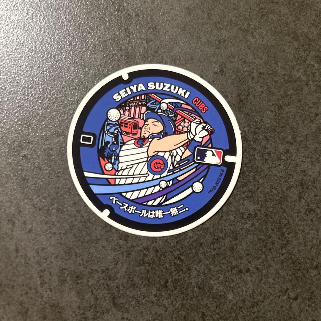 MLB マンホールステッカー　4枚セット