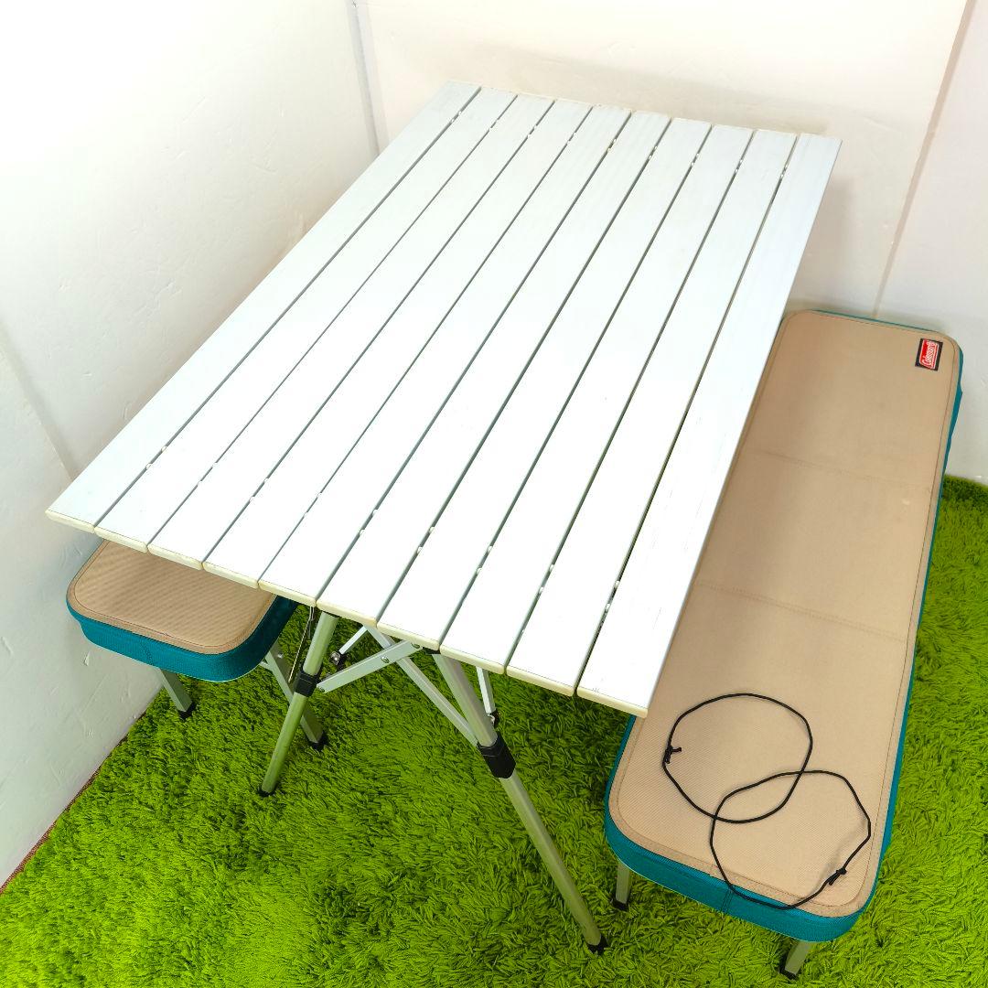 〈希少廃盤品〉コールマン ピクニックベンチセット170-7600テーブル折り畳み