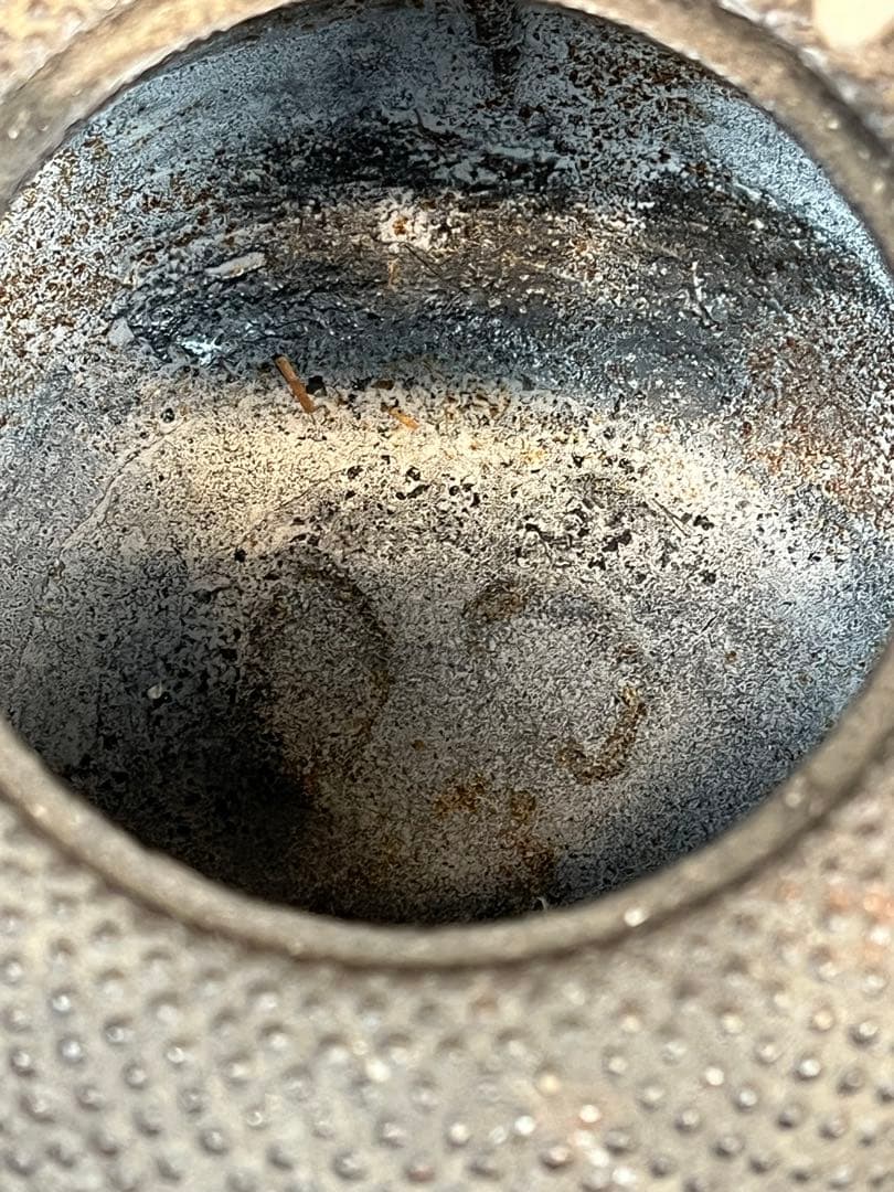 ［美品］南部鉄製 鉄瓶 凹凸デザイン　送料込み