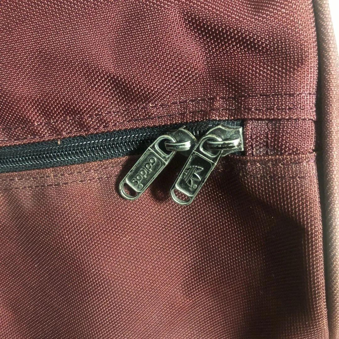 adidas ボストンバッグ バーガンディ