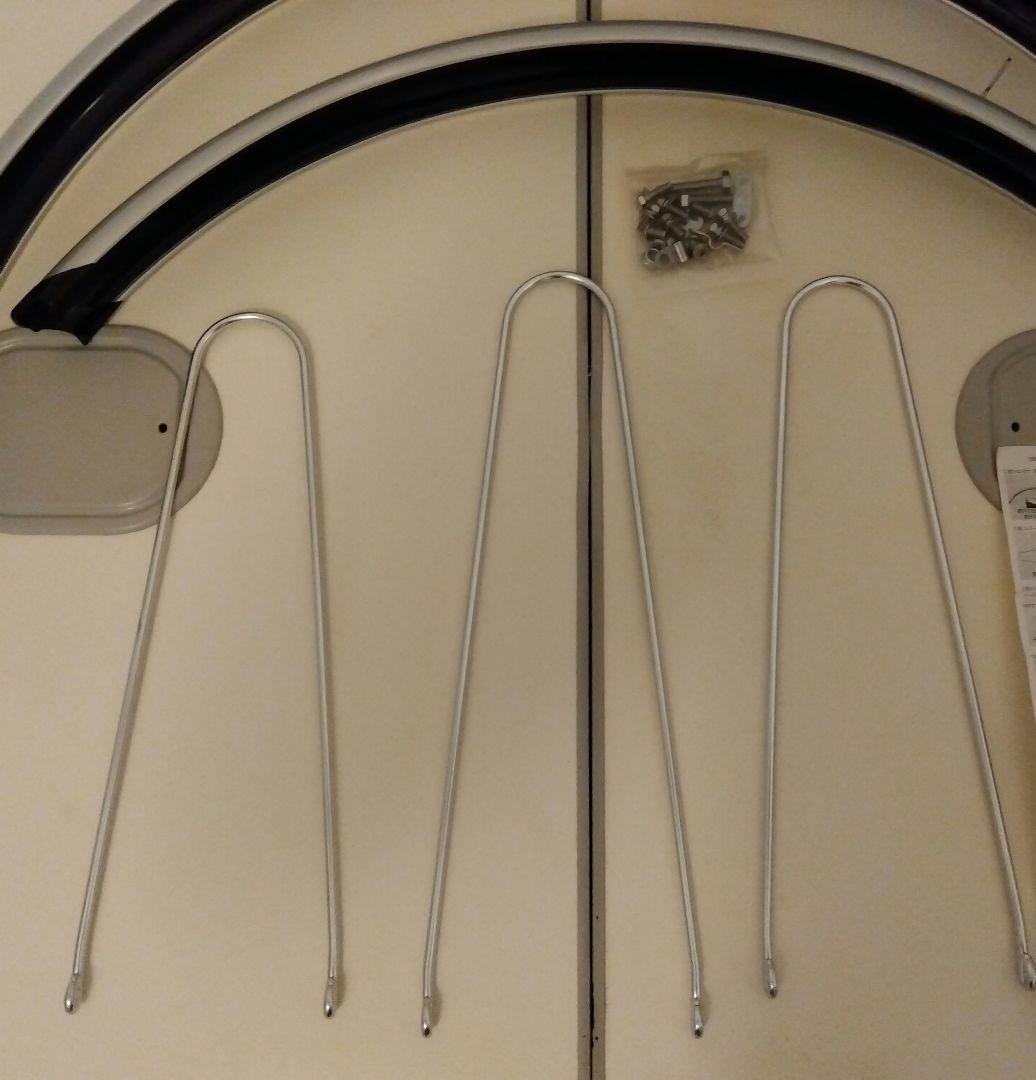 ブリヂストン 26インチ フェンダー カバー 前輪後輪用金具セット