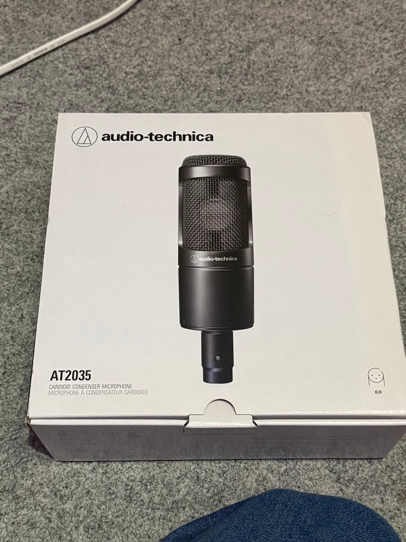 audio-technica AT2035 XLRケーブル