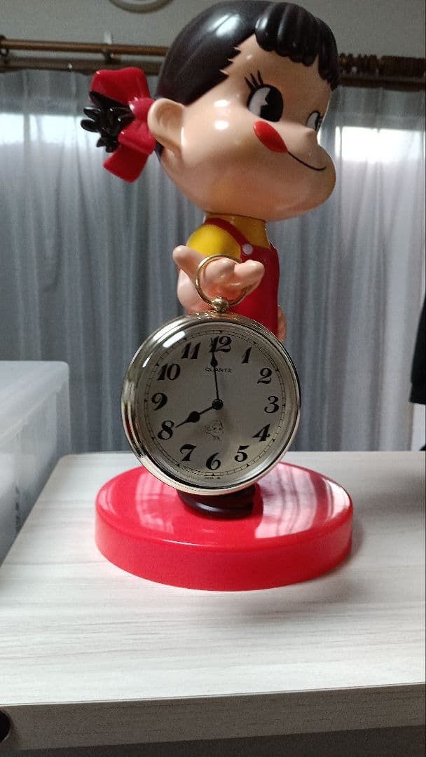 不二家抽選品ウオッチングペコちゃん