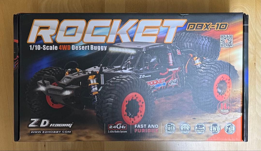 ZDレーシング 1/10RC ROCKET DBX-10 4WD デザートバギー