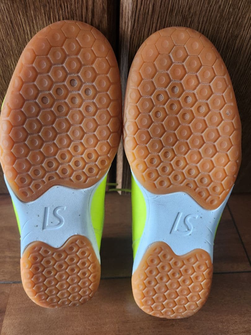 蛍光イエロー フットサルシューズ S　26.5