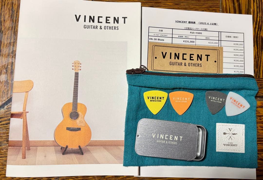K. Yairi Vincent VN-30 Blues 2021年製+おまけ