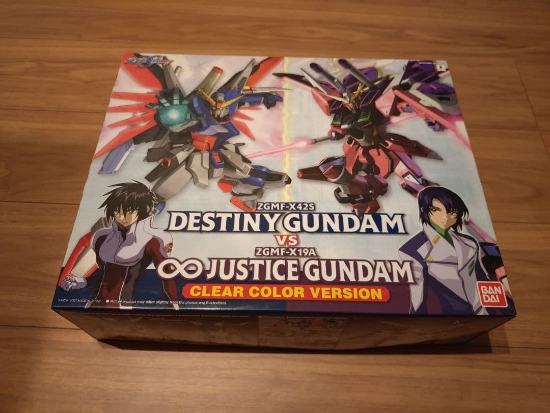 デスティニーガンダムVSインフィニットジャスティスガンダム　クリアカラー