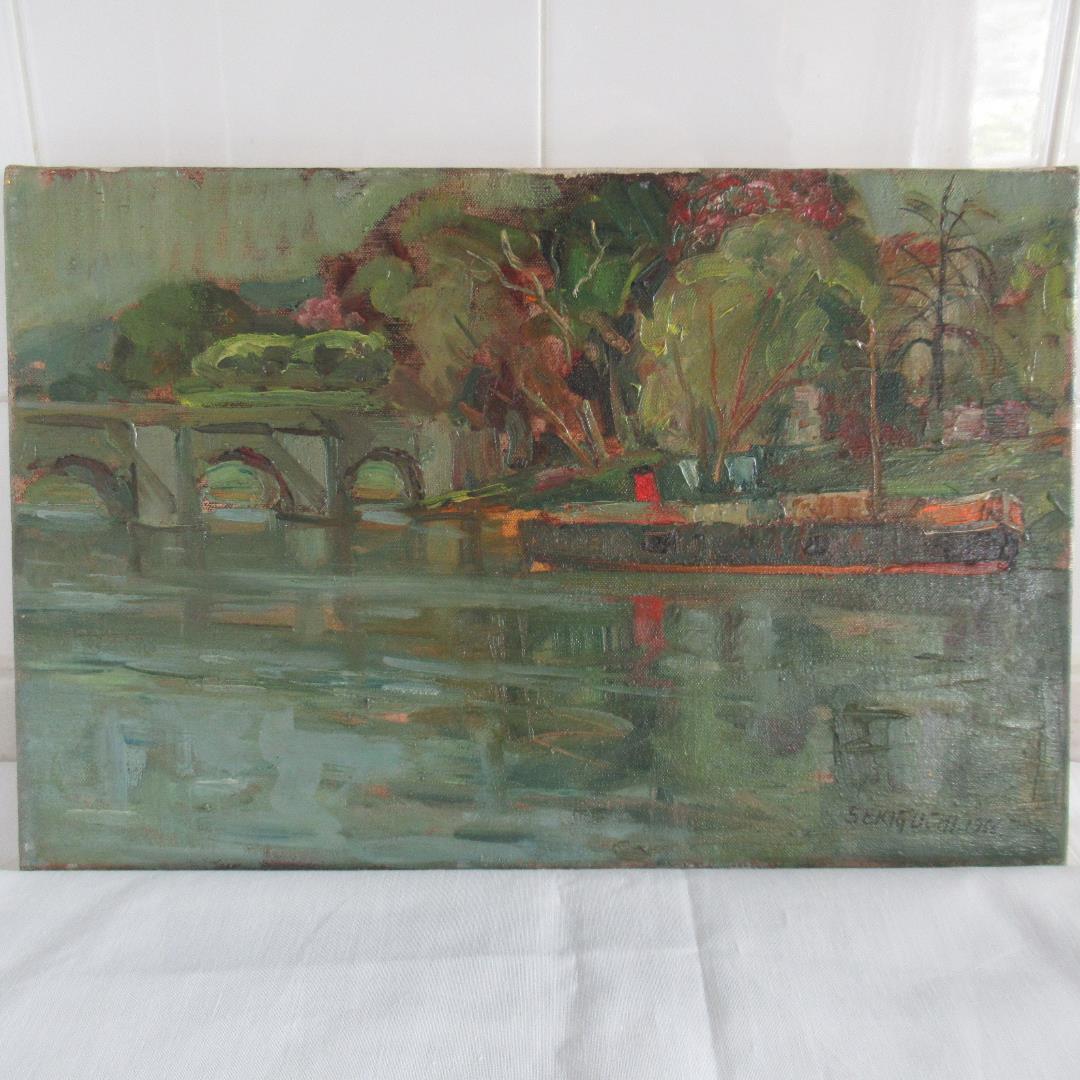 関口俊吾「mainte(コローの描いた橋)　1966 」　6P　神戸