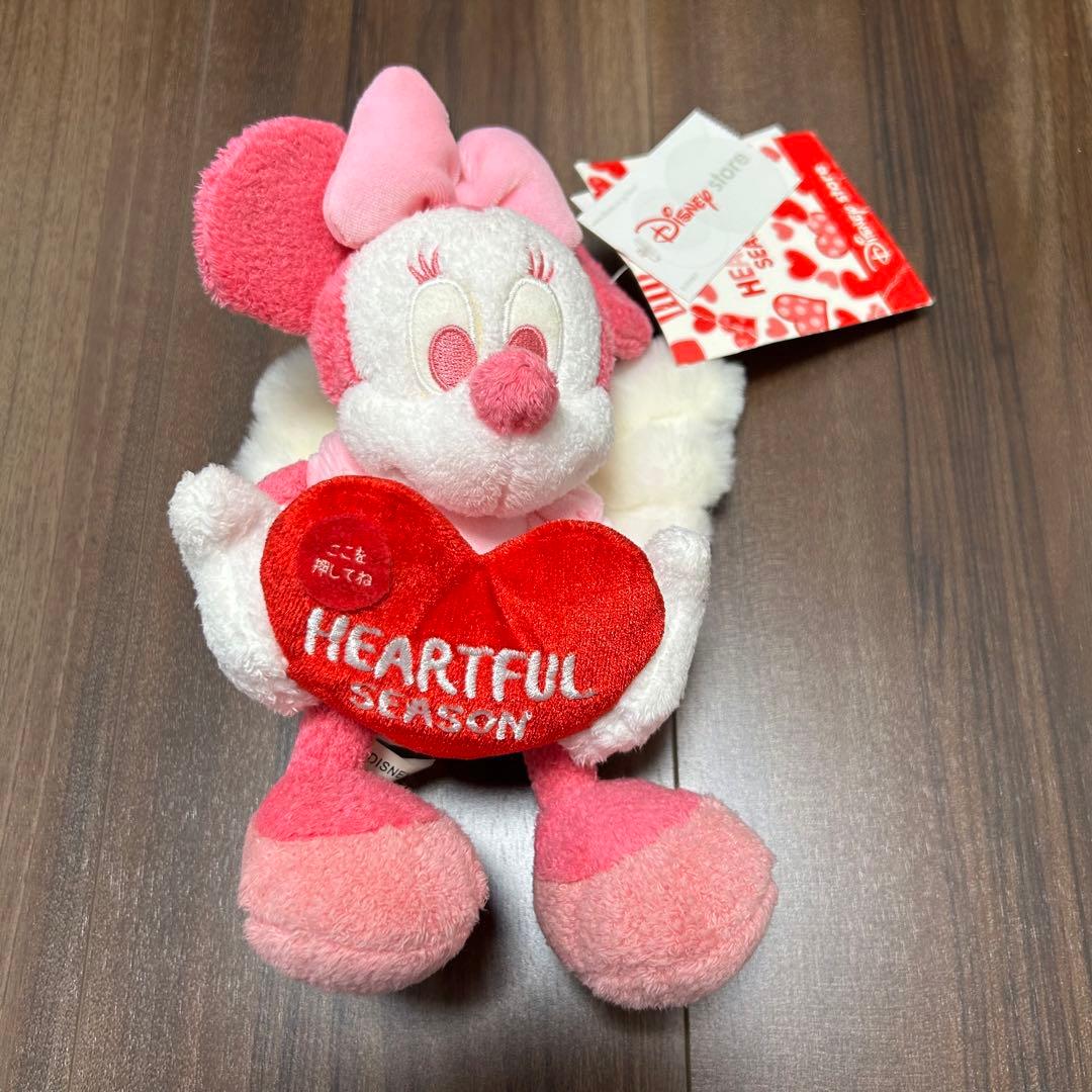 ディズニーストア ミッキーマウス ミニーマウス バレンタイン 天使 ぬいぐるみ