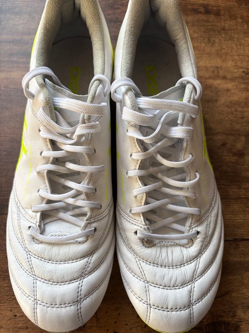 asics DS LIGHT X-FLY5 サッカーシューズ ホワイト/イエロー