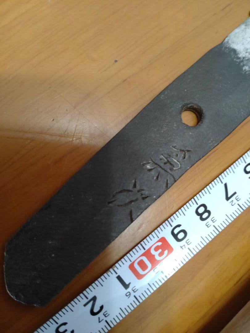 残欠、合法商品　銘(兼次)　直刃紋、竹細工刀、小刀の材料