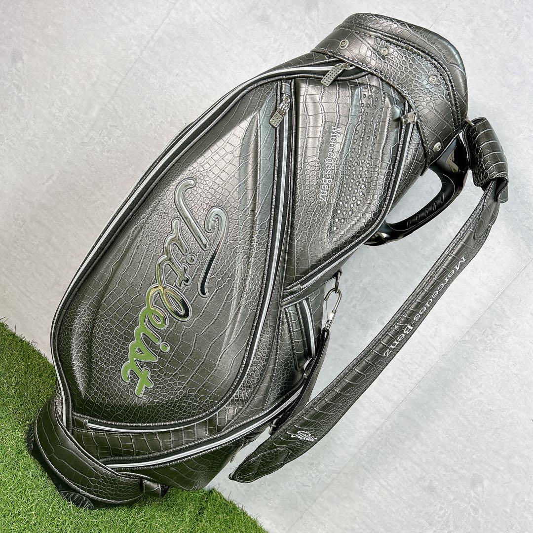 タイトリスト　メルセデス　ベンツ　キャディバッグ　ゴルフ　限定　クロコ　ワニ