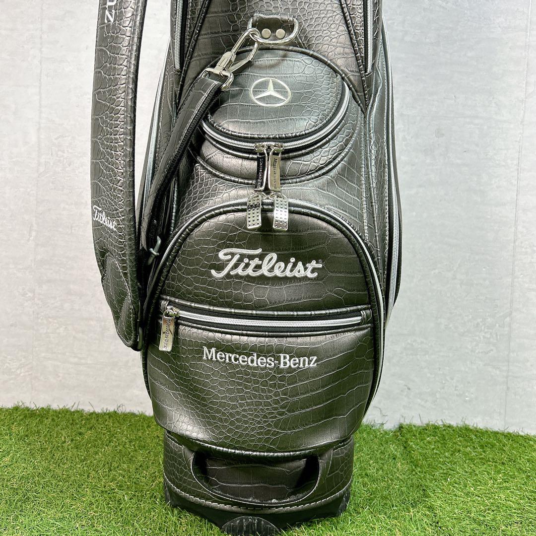 タイトリスト　メルセデス　ベンツ　キャディバッグ　ゴルフ　限定　クロコ　ワニ
