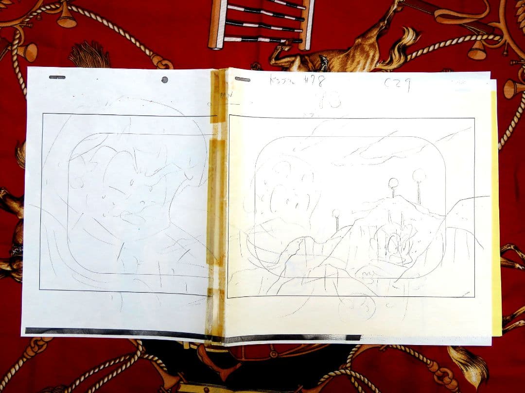 メ*ロ様 ドラゴンボール セル画 原画 悟飯 クリリン デンデ 当時品