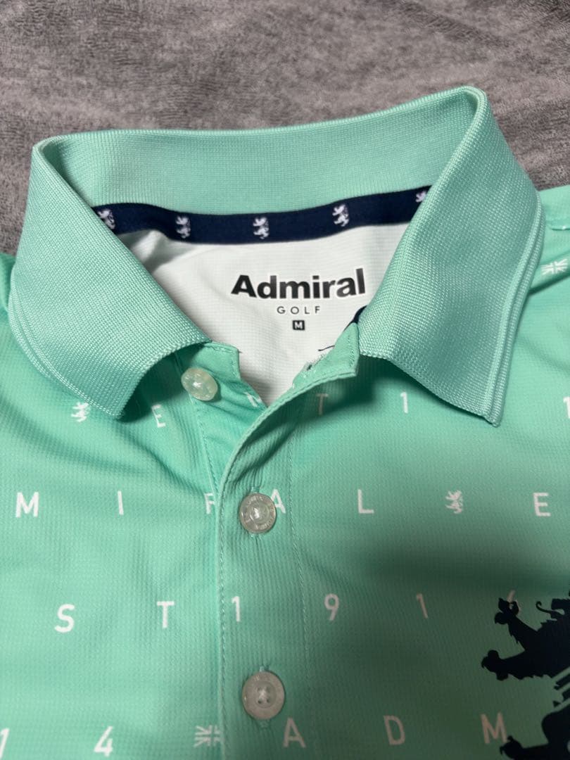 アドミラルゴルフ(Admiral GOLF)半袖シャツ Mサイズ ADMA315