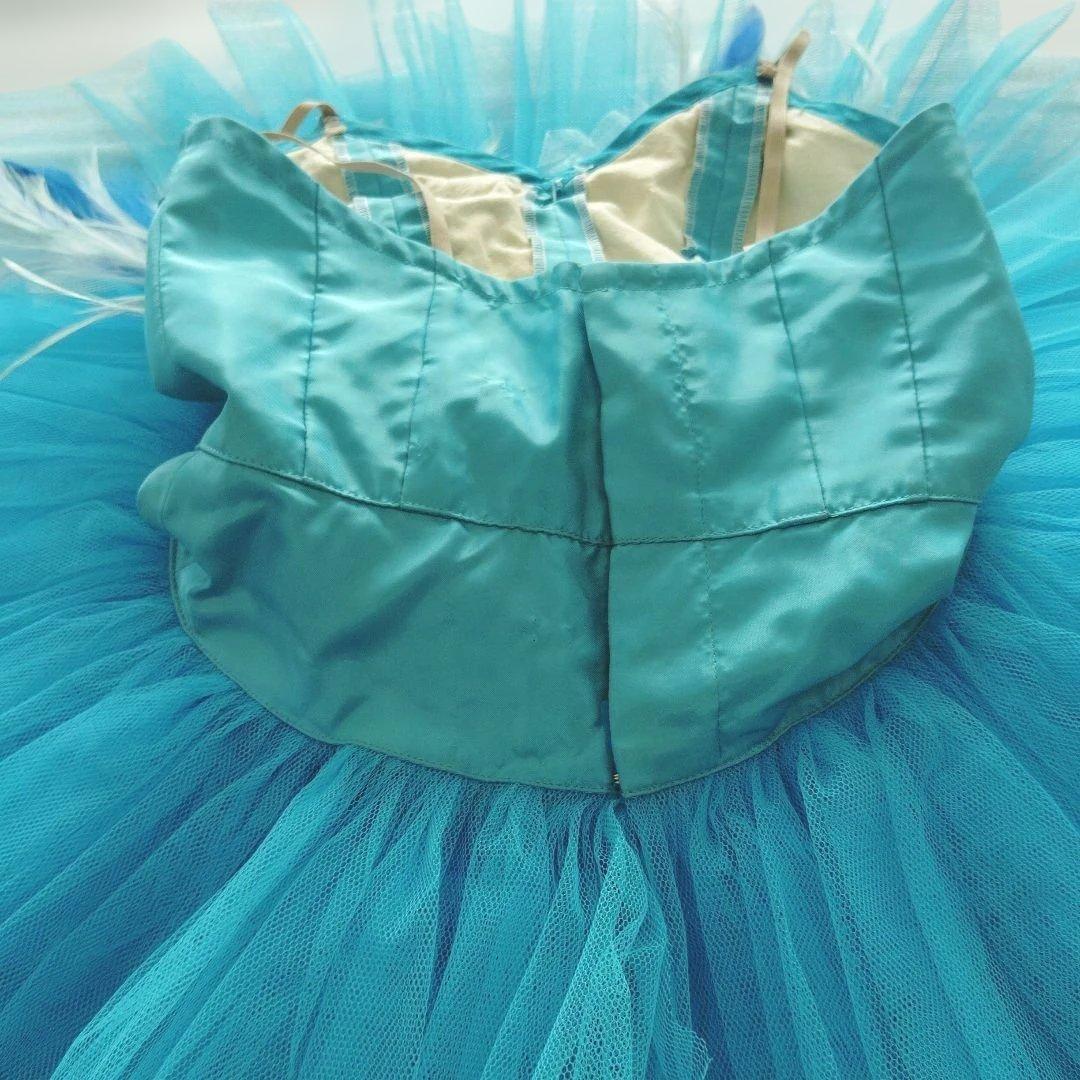 バレエ　クラシックチュチュ　 シルビア製水色　Ｓサイズ 2着まとめ 髪飾り、袖付