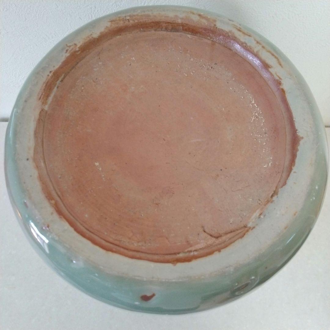 江戸後期 鍋島焼 青磁 獣面 手あぶり 火鉢 19世紀頃 磁器 古美術 骨董