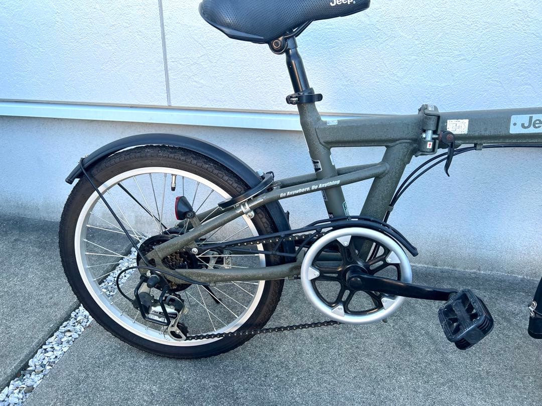 Jeep 折り畳み自転車 20インチJE-206G オリーブグリーン