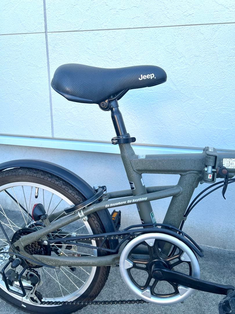 Jeep 折り畳み自転車 20インチJE-206G オリーブグリーン