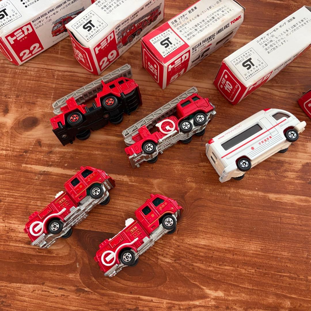 日本製 トミカ 消防車 救急車 まとめ売り 5台セット