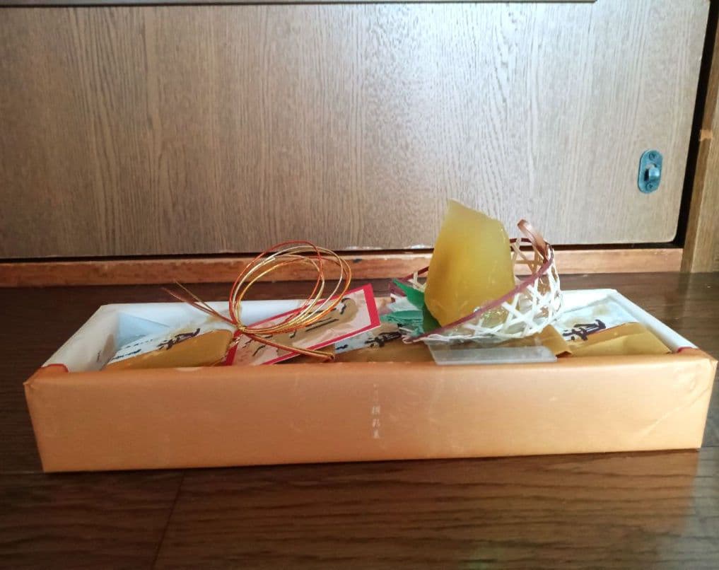 ケース付き　実物大　和乃心　撰彩菓　栗羊羹　食品サンプル