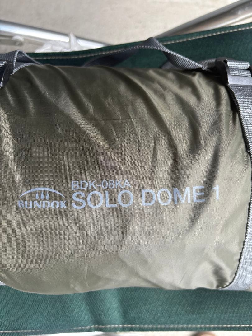 オ*ー様 BUNDOK SOLO DOME 1 チタンペグに変更済み