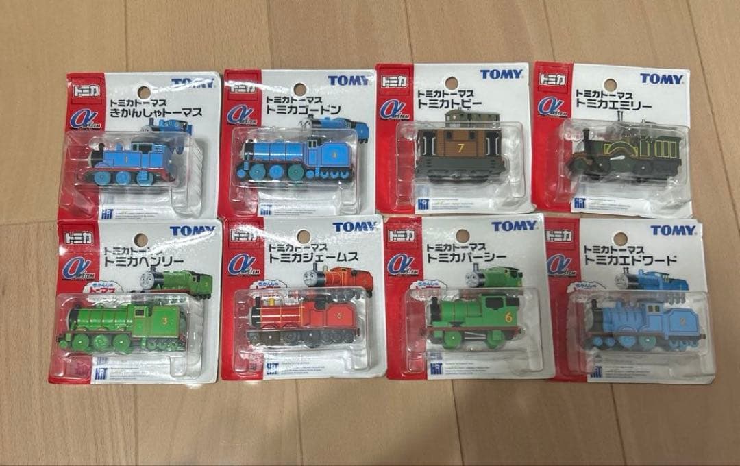 【8台セット】トミカトーマス　きかんしゃトーマス　αシステム