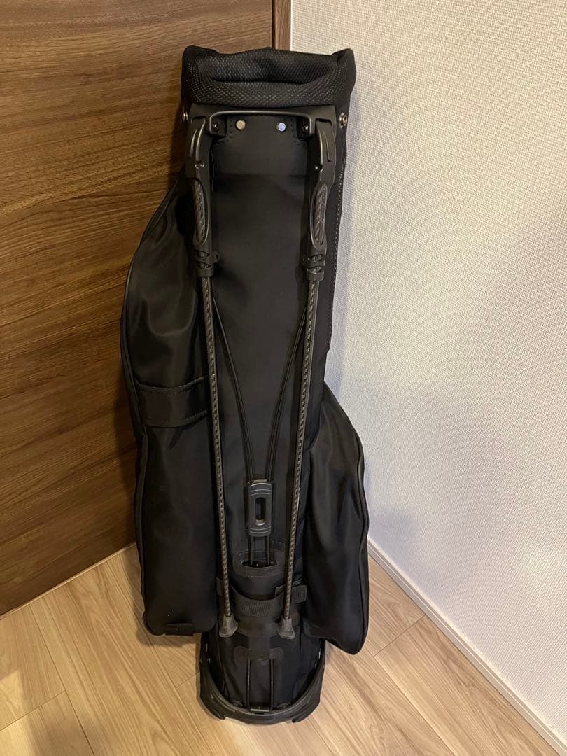 Vessel ブラック キャディバッグ スタンド付き