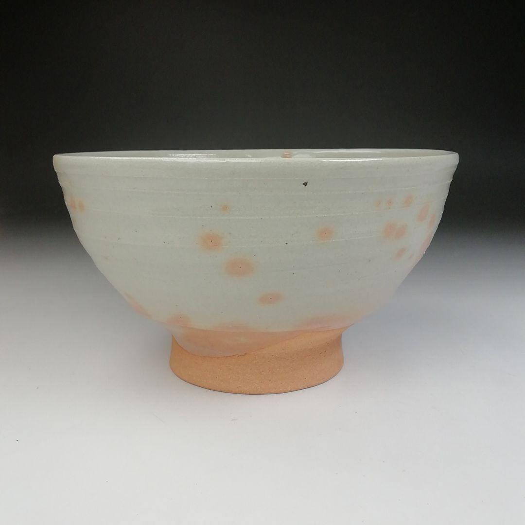 Ｔ４６６　茶碗　『御本手　茶碗』『鳥嶺窯　徐仙吉』　共箱　抹茶碗　茶道具