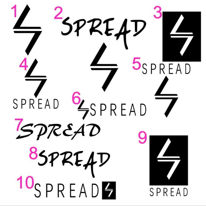 Spread　スプレッド　ステッカー