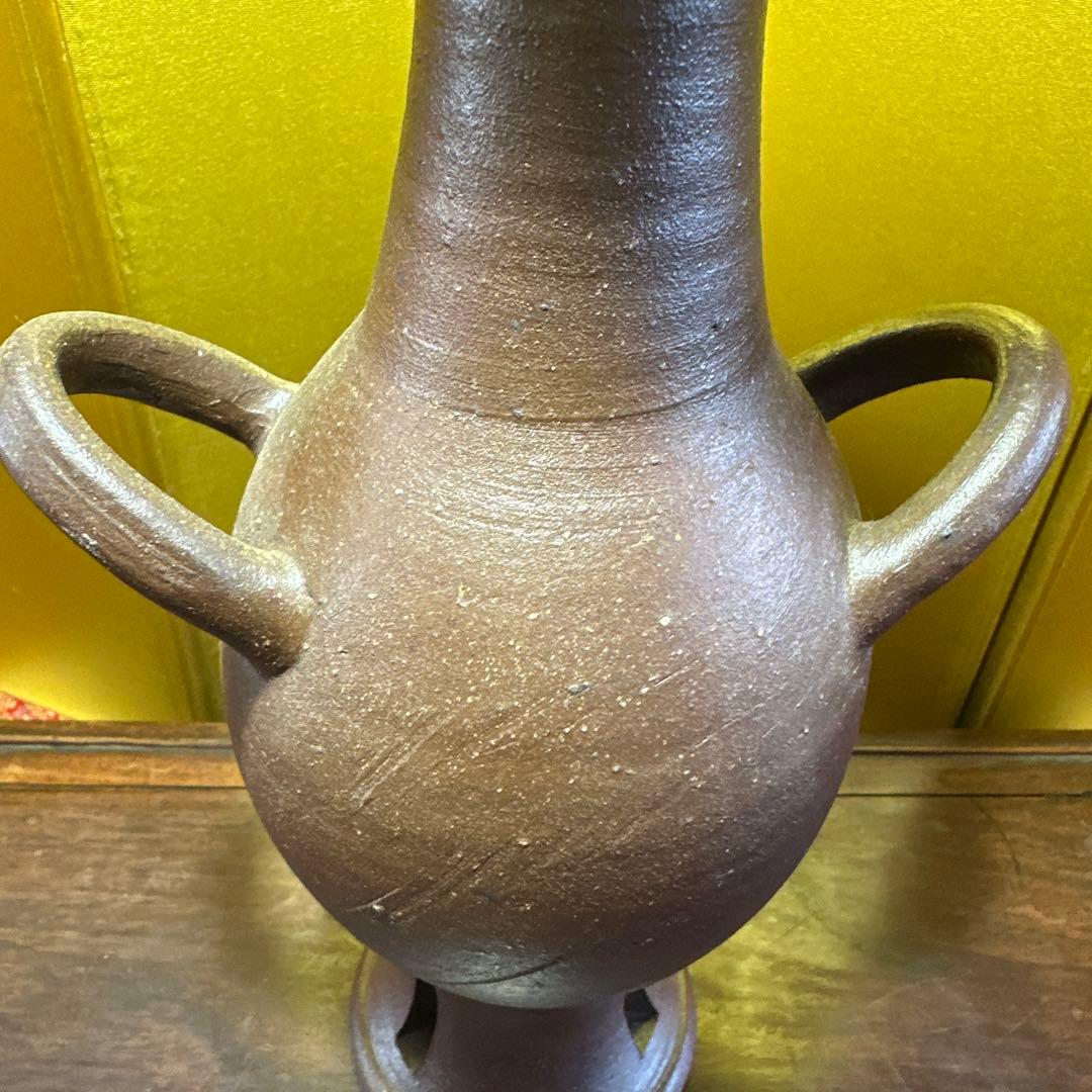 金重陶阳，備前焼，花器，花瓶，置物，インテリア，骨董，