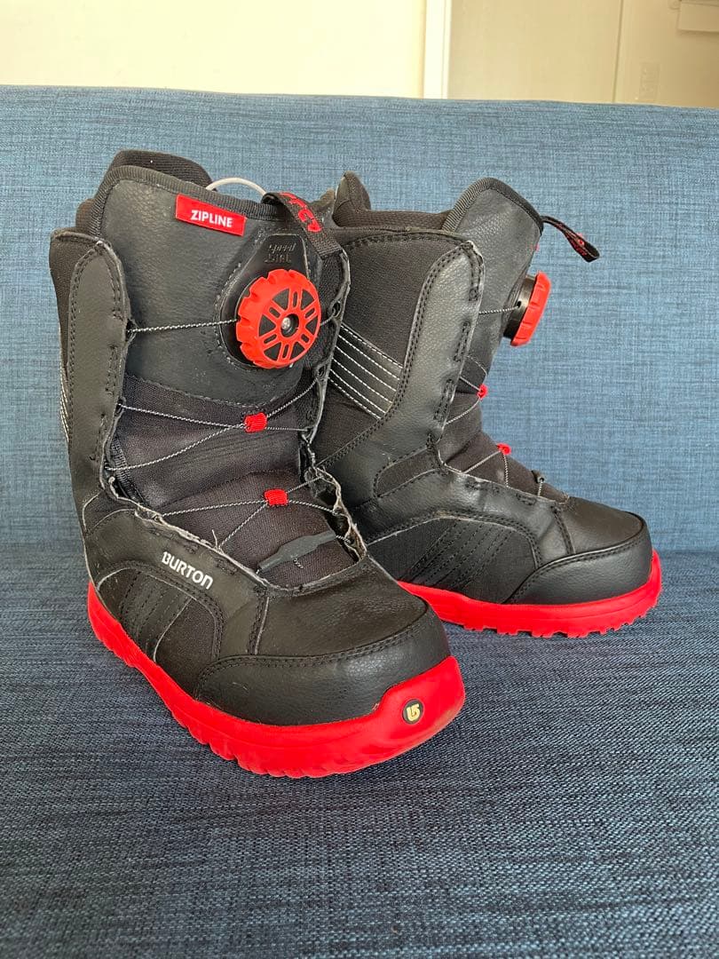 Burton Zipline 子供用スノーボードブーツ 24cm バートン