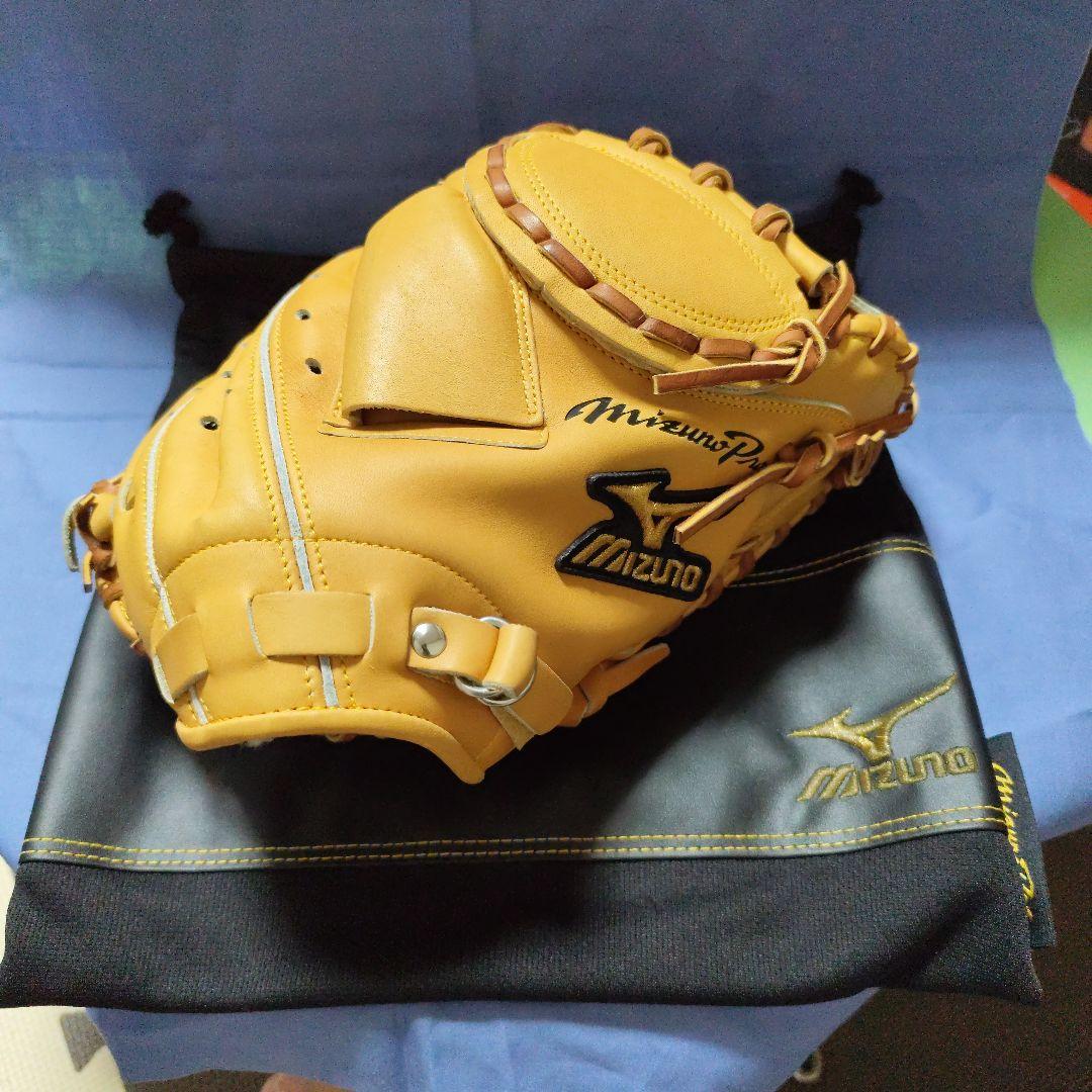 【早いもの勝ち】Mizuno Pro キャッチャーミット軟式用 ナチュラル