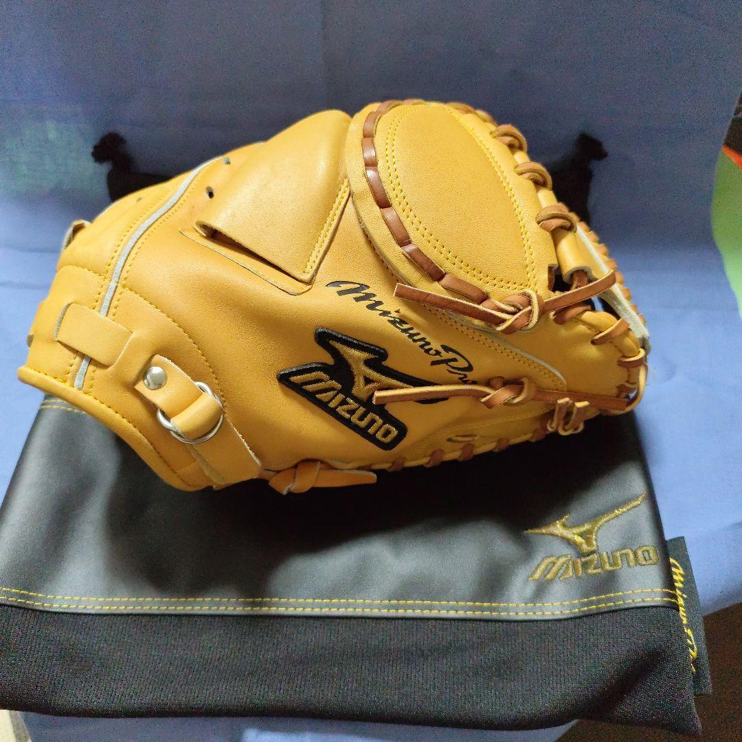 【早いもの勝ち】Mizuno Pro キャッチャーミット軟式用 ナチュラル