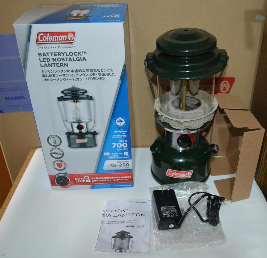 未使用・ケース付き‼️ コールマン LED ノスタルジア ランタン