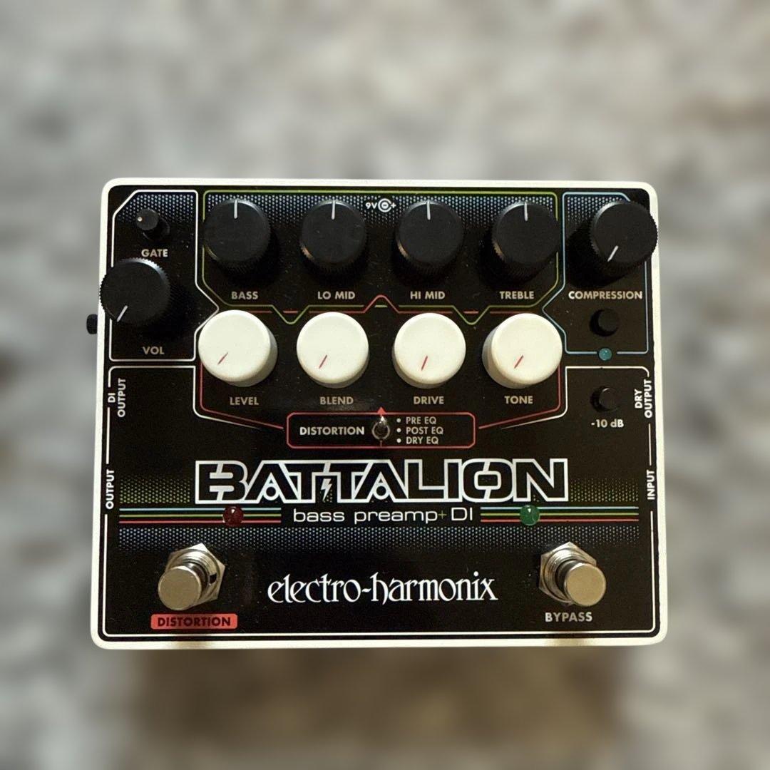 ELECTRO-HARMONIX BATTALION ベース用DI/プリアンプ