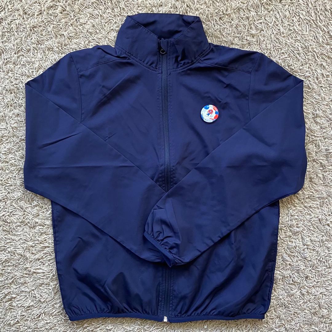 大阪・関西万博　ミャクミャク　イベントブルゾン　非売品　Sサイズ　缶バッジ付き