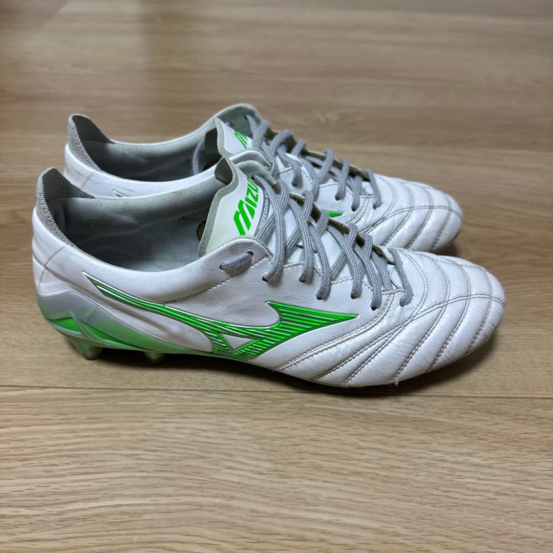 モレリアネオ4 Mizuno ミズノホワイト/グリーン　26.0cm