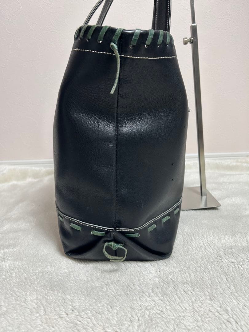 久保田スラッガー✖️ヤクルトスワローズ　グラブトート　大　レザー　ブラック