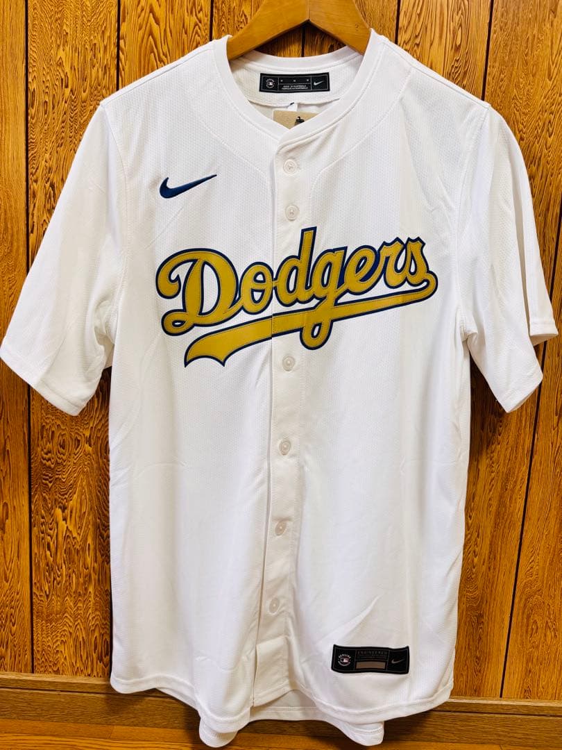 【正規品】MLB公式 ドジャース ユニフォーム ゴールド US Mサイズ