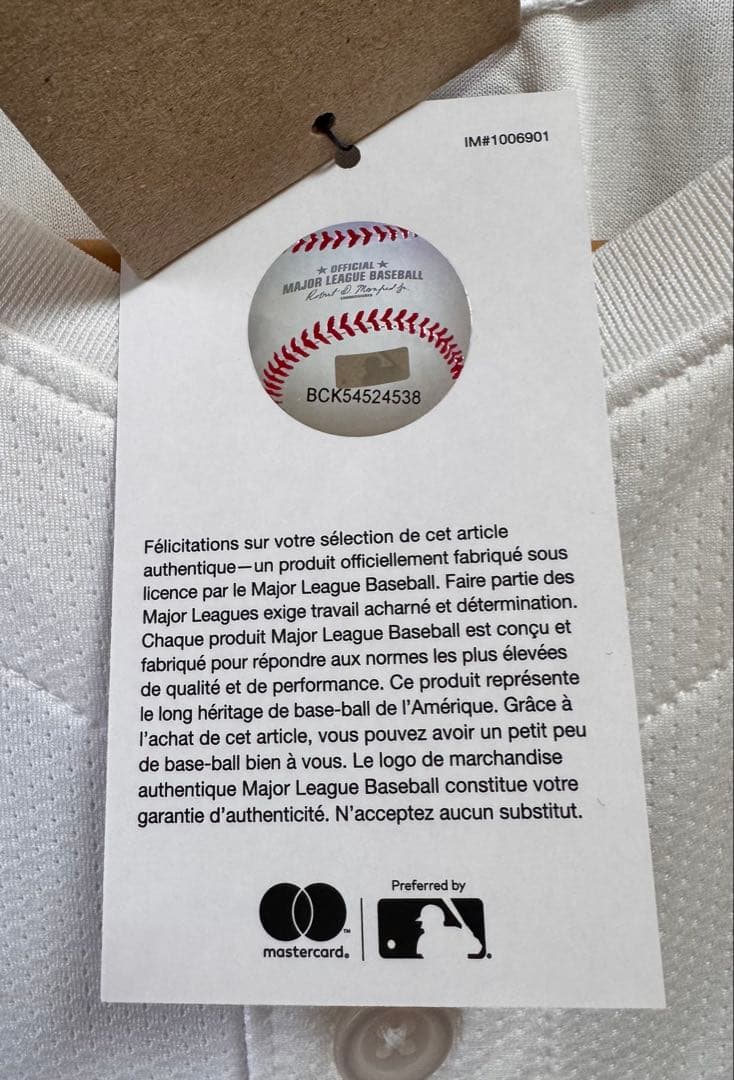 【正規品】MLB公式 ドジャース ユニフォーム ゴールド US Mサイズ