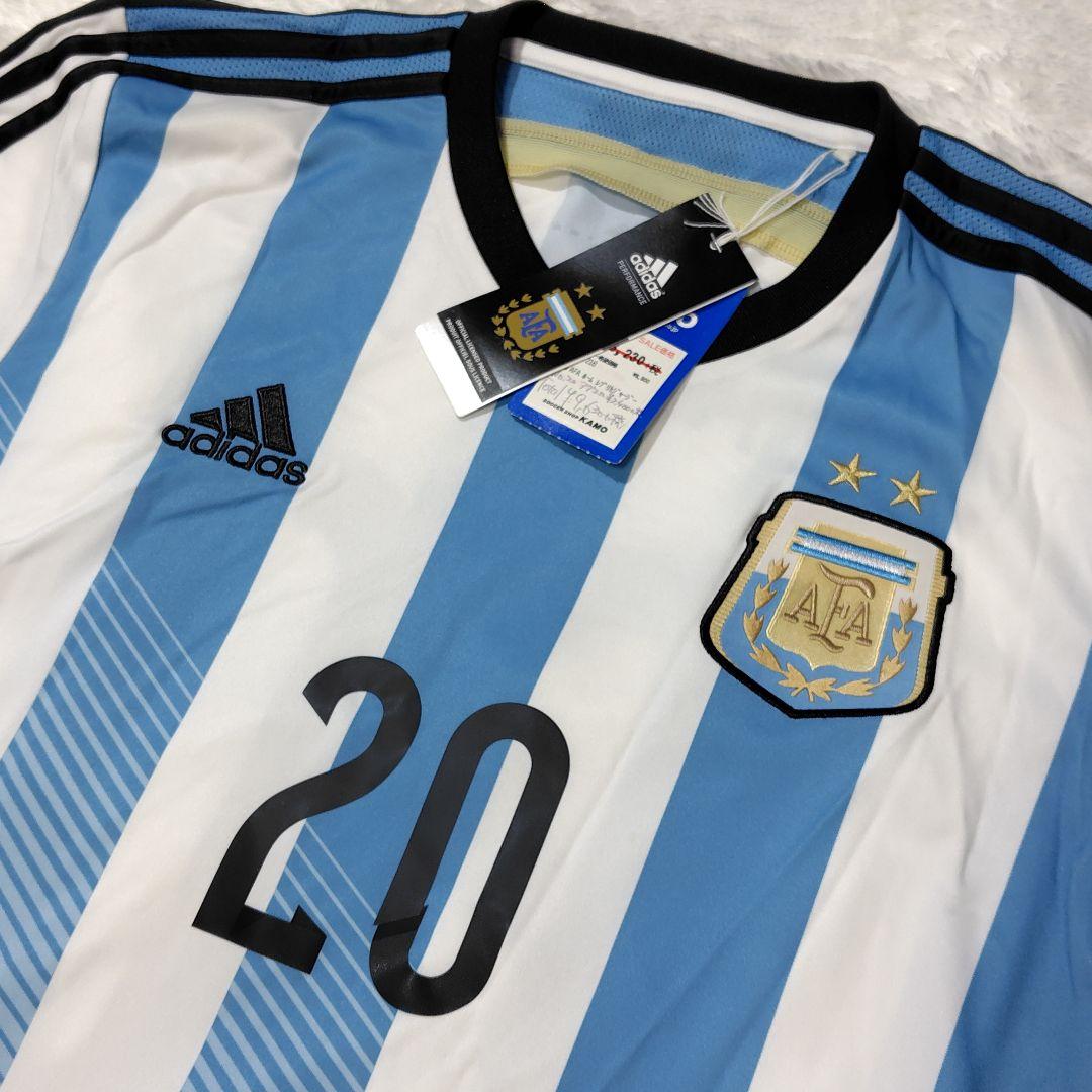 【タグ付き】アディダス　アルゼンチン代表　2014　アグエロ　ユニフォーム