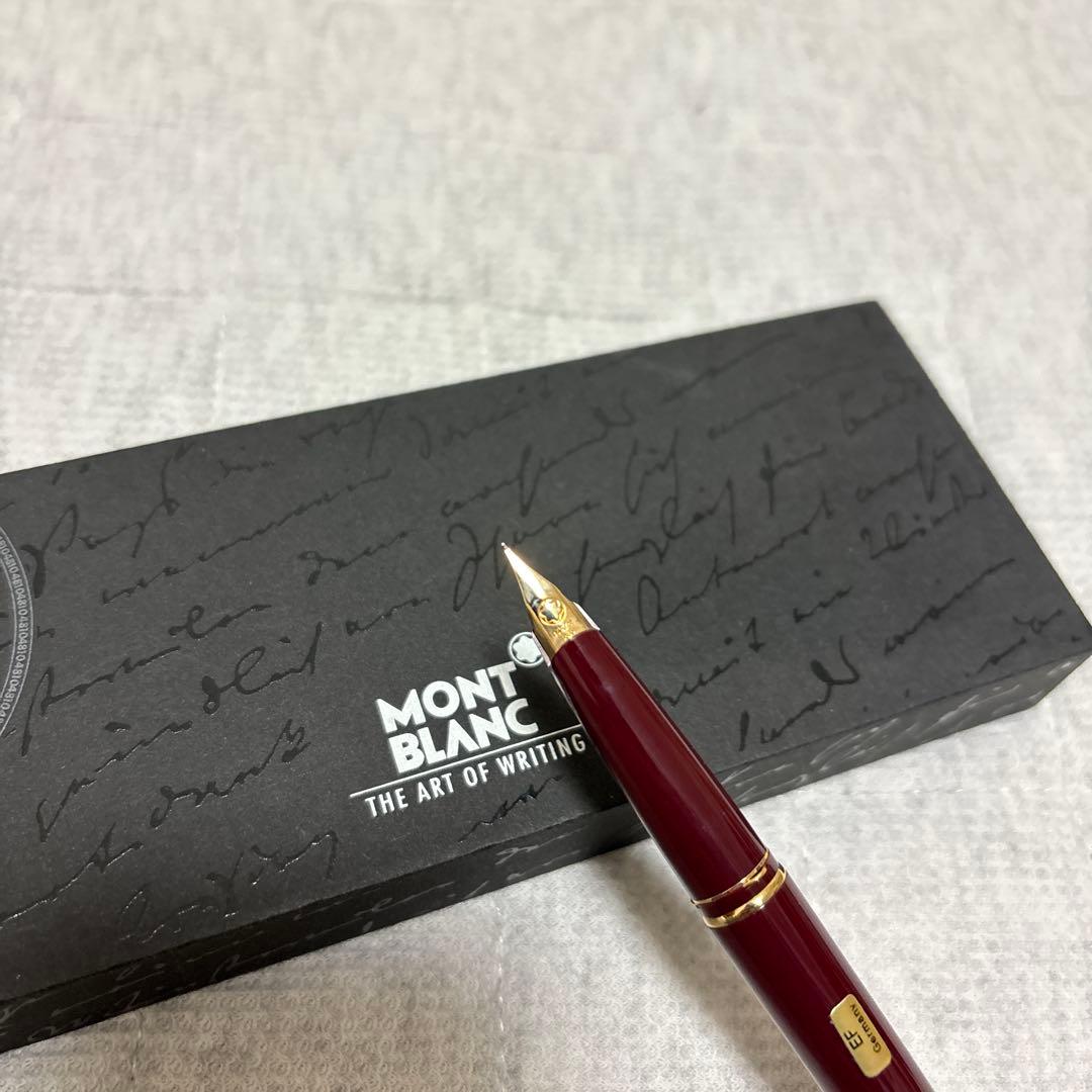 モンブラン絶版モデルCLASSIC 万年筆 ボルドー EF ペン先14K