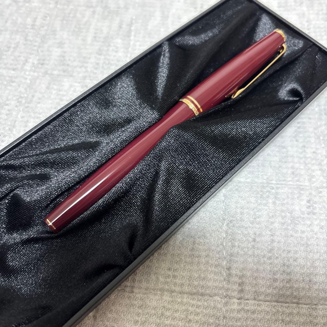 モンブラン絶版モデルCLASSIC 万年筆 ボルドー EF ペン先14K