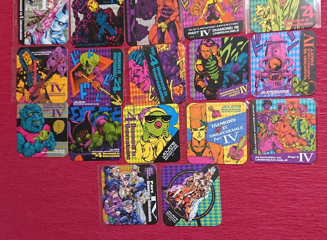 32枚 ジョジョの奇妙な冒険 4部 アートコースター 東方仗助 空条承太郎